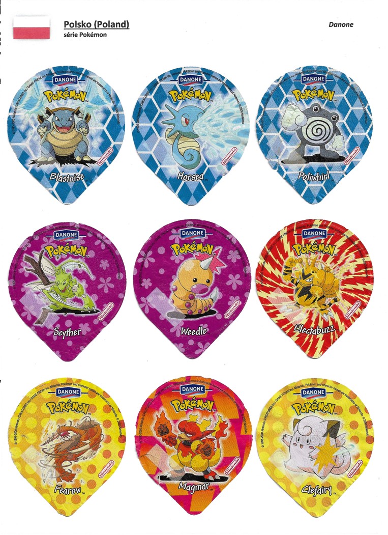 Danone - serie Pokémon 1